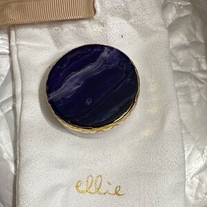 Ellie Royal Purple and Gold Round POP Socket